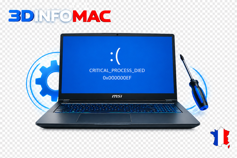 CRITICAL_PROCESS_DIED  0x000000EF
