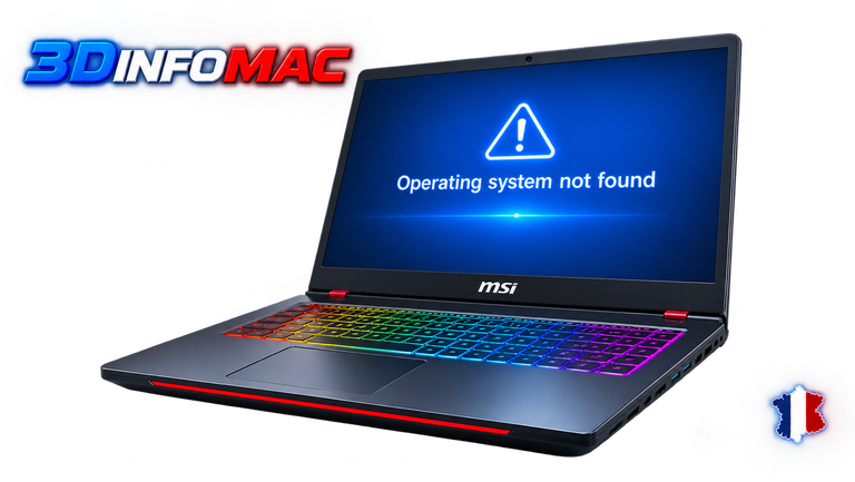 Operating system not found Système d’exploitation introuvable
