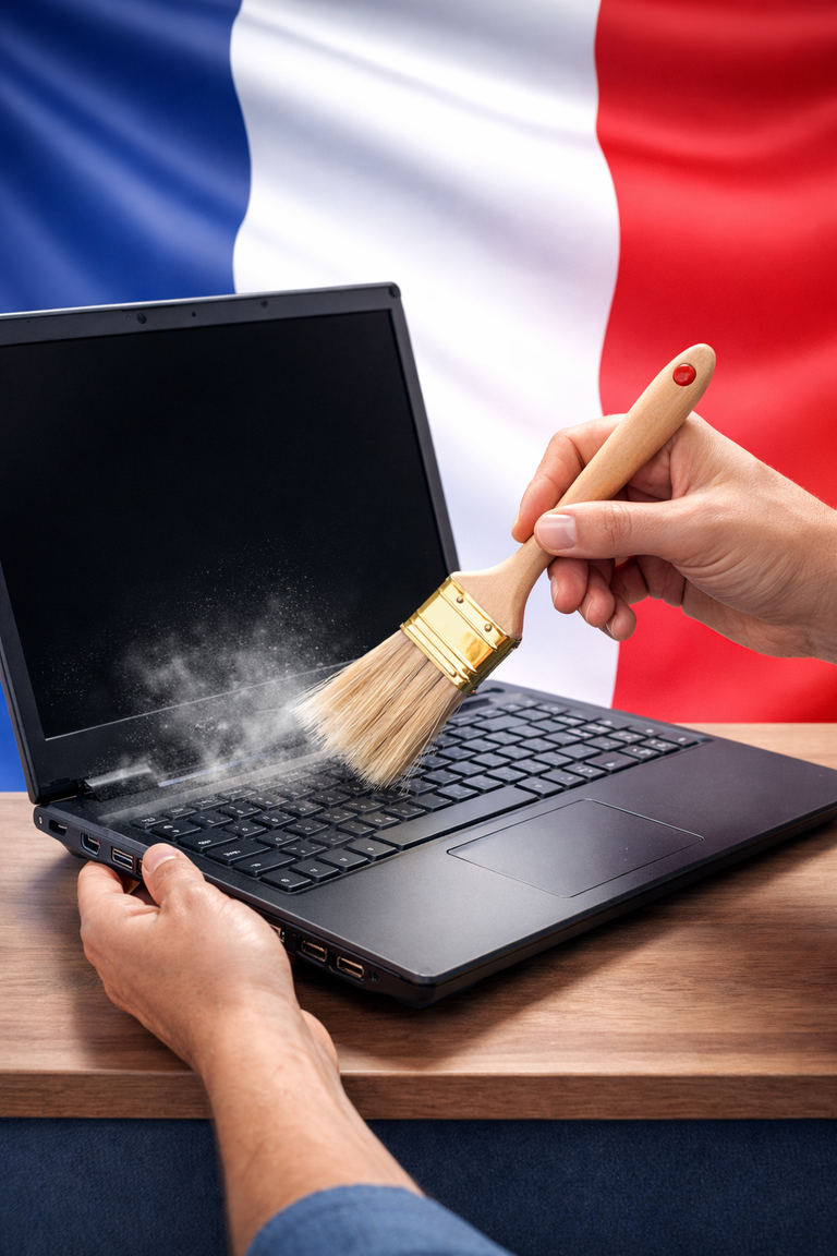 Nettoyage ordinateur portable msi plein de poussière