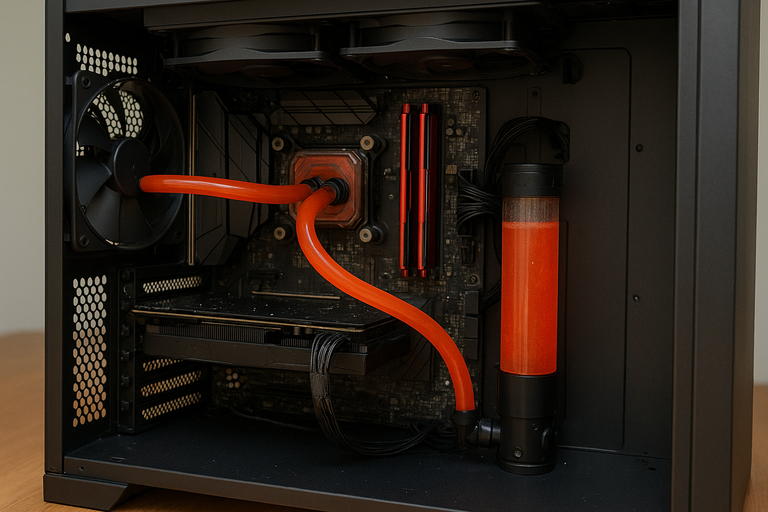 Radiateur bouché par poussière msi
